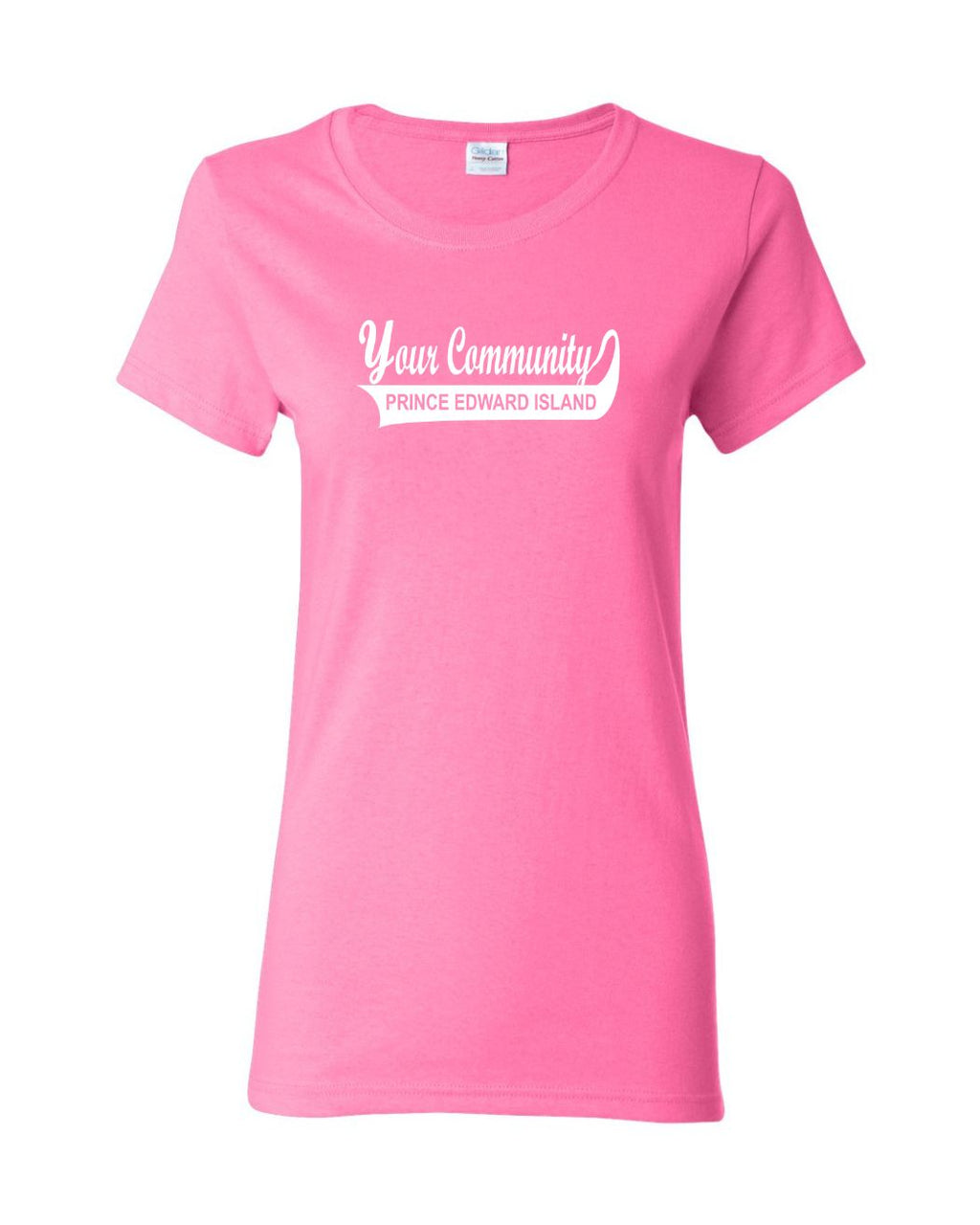 Custom PEI Community Name Women's Tee