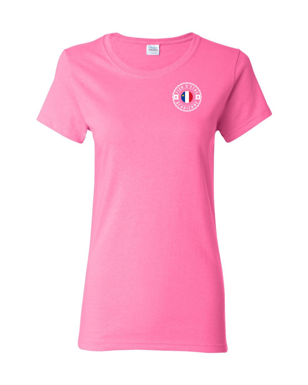 Ne Et Eleve Acadienne Left Chest French Version Women's Tee