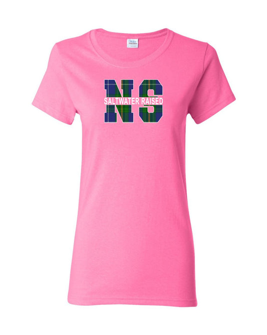 Saltwater Raised — Women's Tee full front
