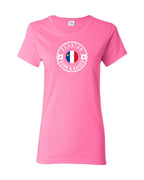 Acadian Born And Raised Flag Women's Tee