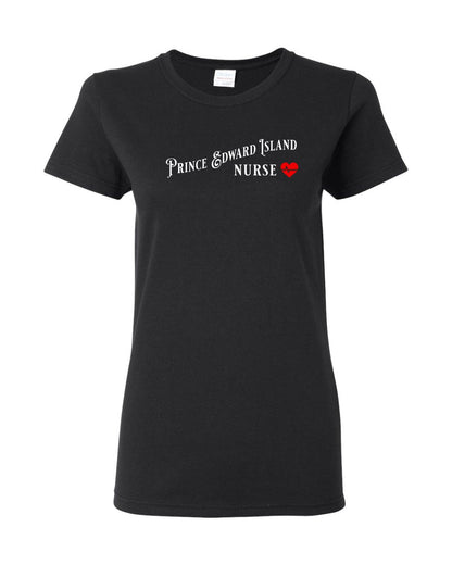 Prince Edward Island Nurse Full Front Women's Tee