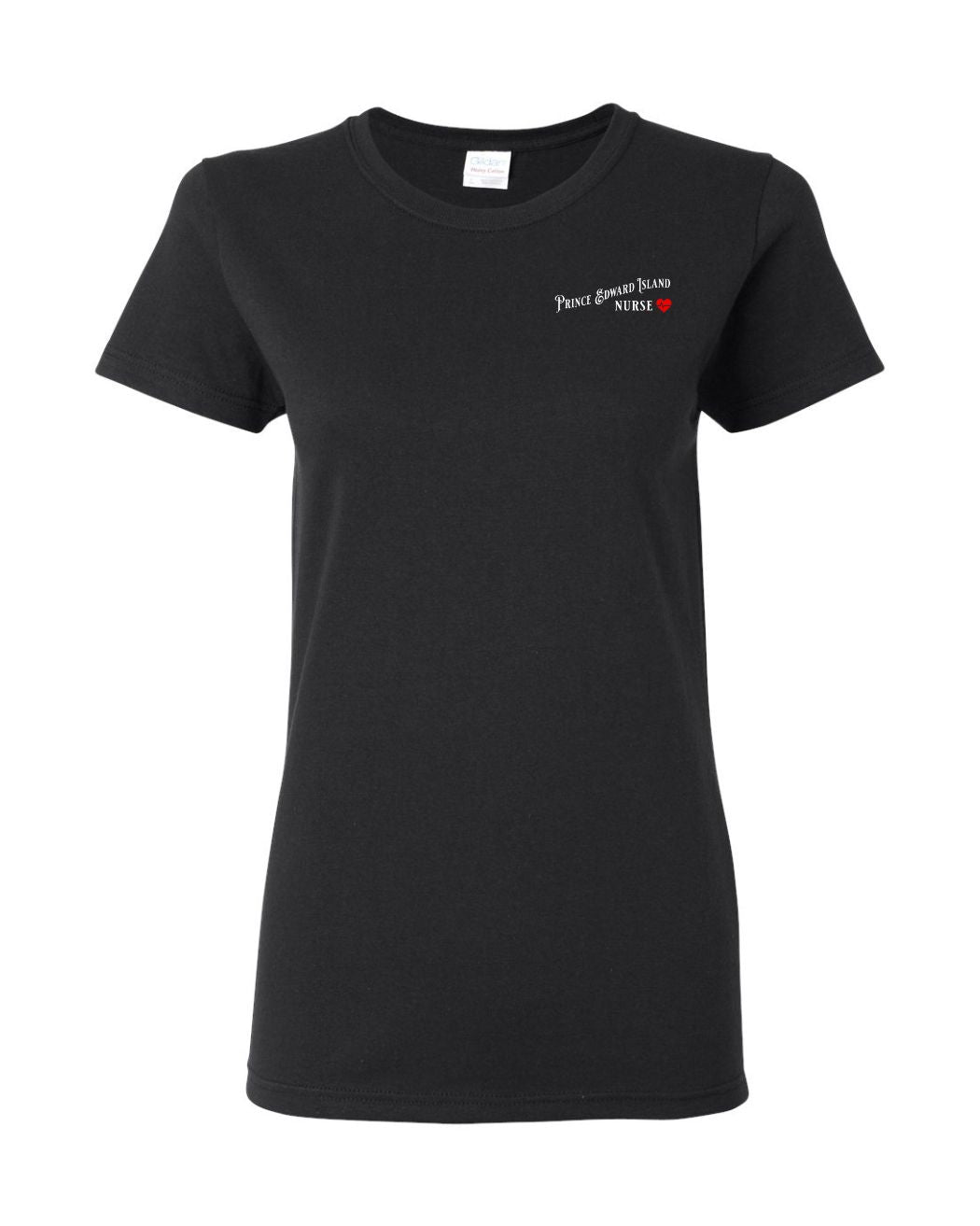 Prince Edward Island Nurse Left Chest and Back Women's Tee