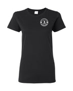 Ne Et Eleve Acadienne White Initial Left Chest Only Women's Tee