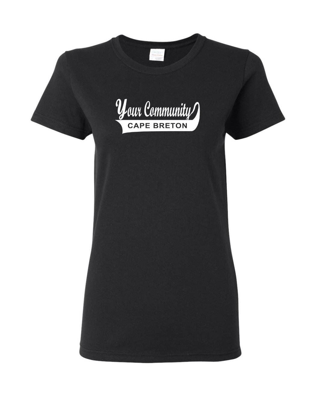 Custom Cape Breton Community Name Womens Tee