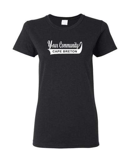 Custom Cape Breton Community Name Womens Tee
