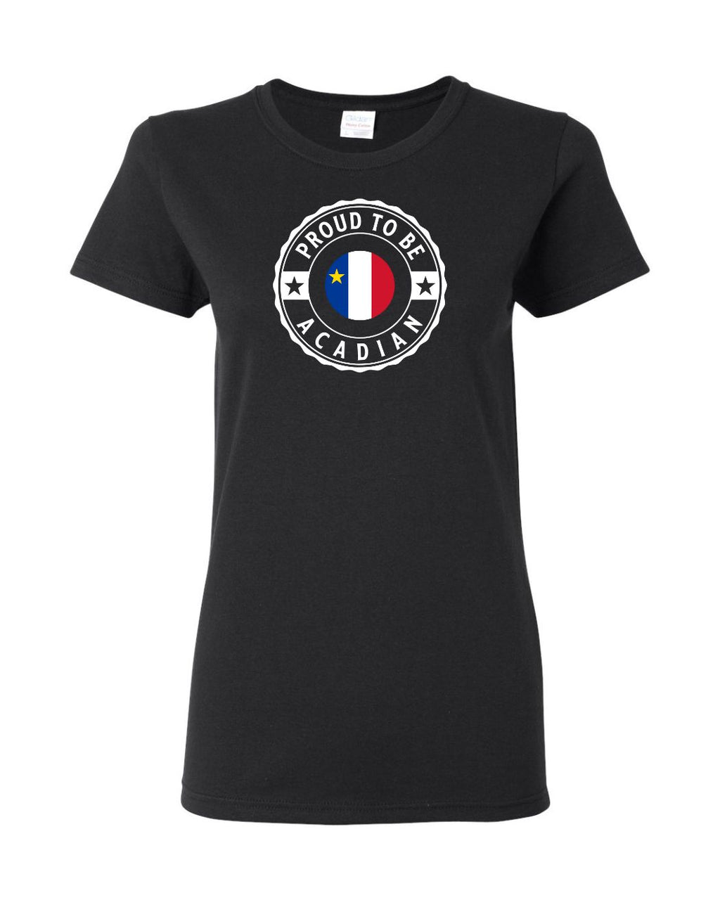 Proud to be Acadian Flag Version Women's Tee