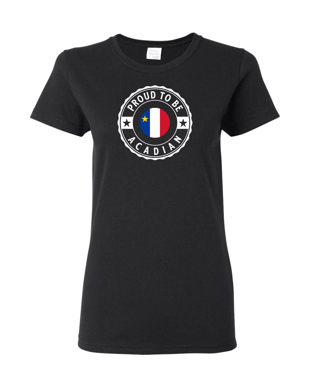 Proud to be Acadian Flag Version Women's Tee