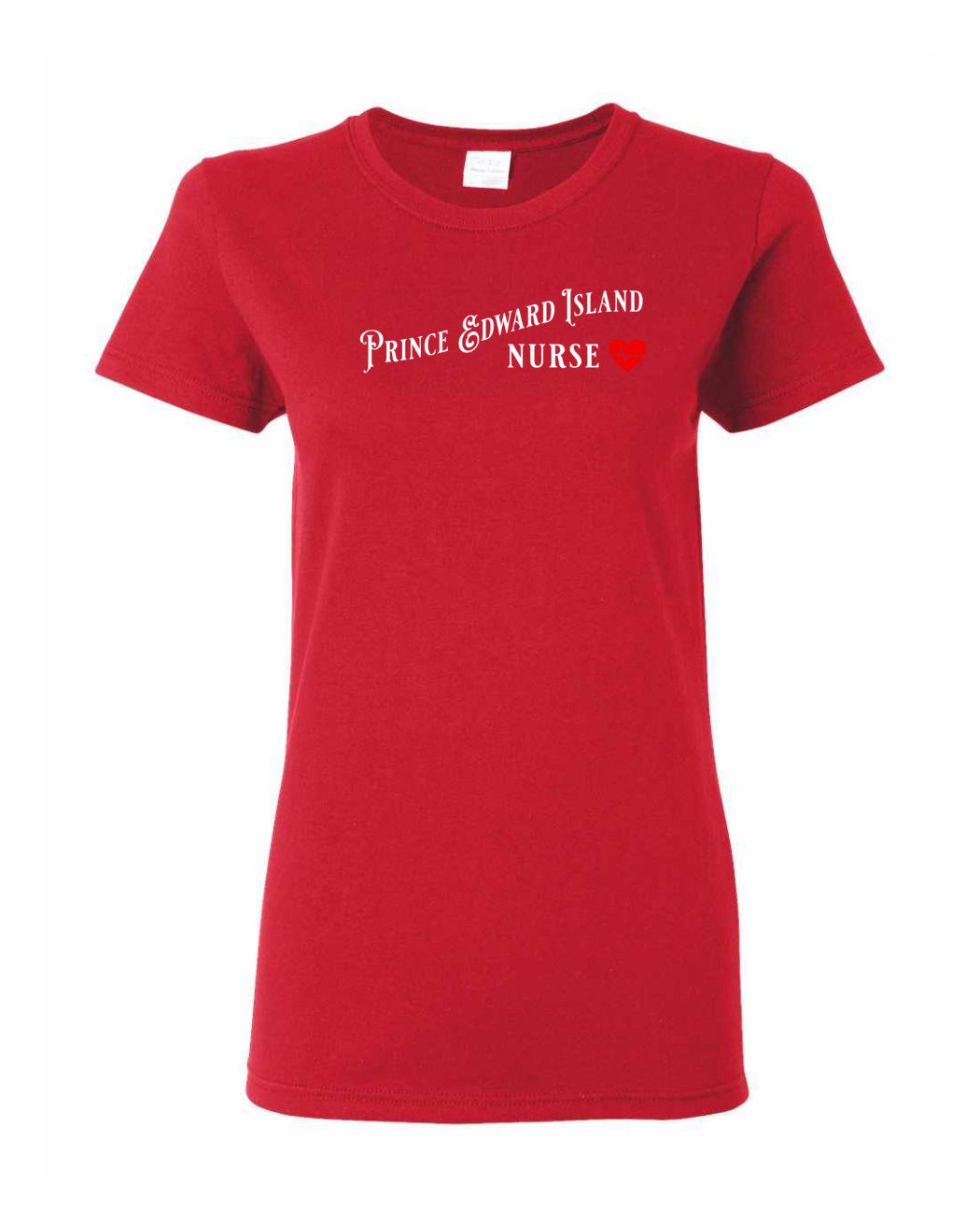 Prince Edward Island Nurse Full Front Women's Tee