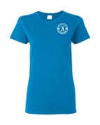 Ne Et Eleve Acadienne White Initial Left Chest Only Women's Tee