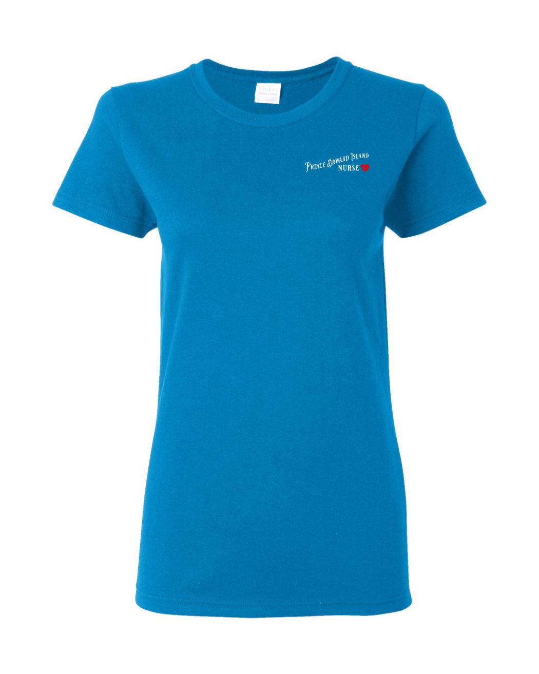 Prince Edward Island Nurse Left Chest and Back Women's Tee