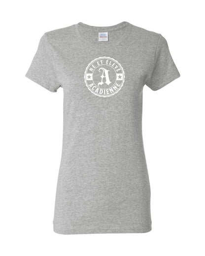 Ne Et Eleve Acadienne Full Front French Version Women's Tee