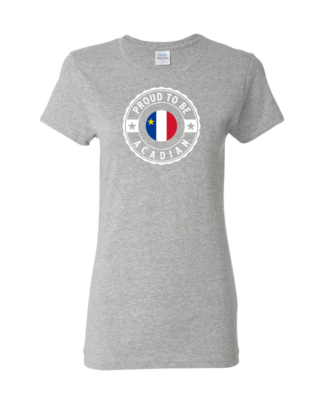 Proud to be Acadian Flag Version Women's Tee