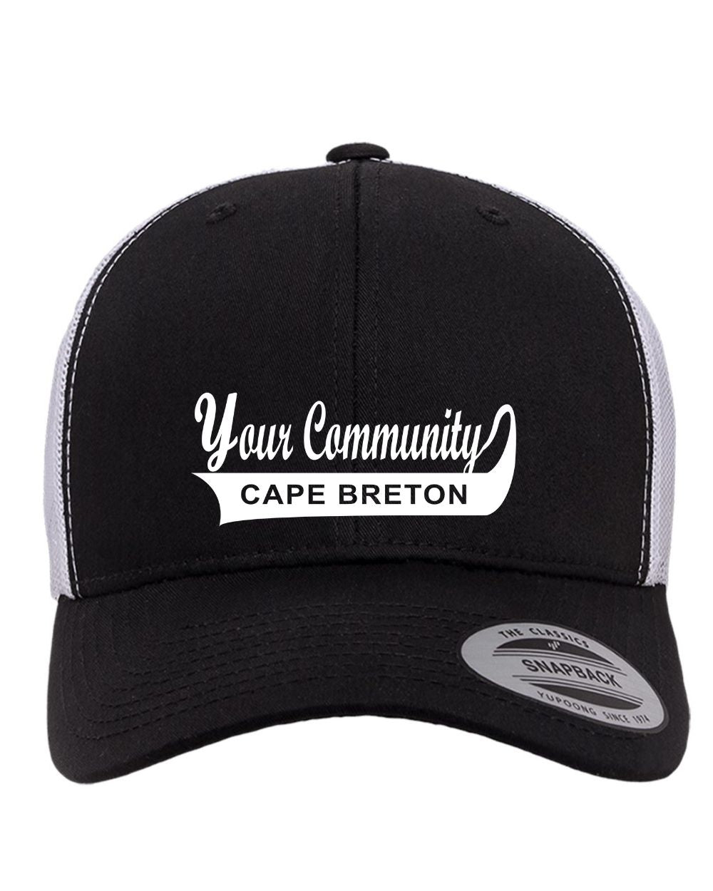 Custom Cape Breton Community Name Retro Trucker Cap