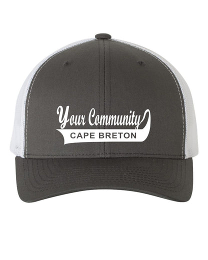 Custom Cape Breton Community Name Retro Trucker Cap