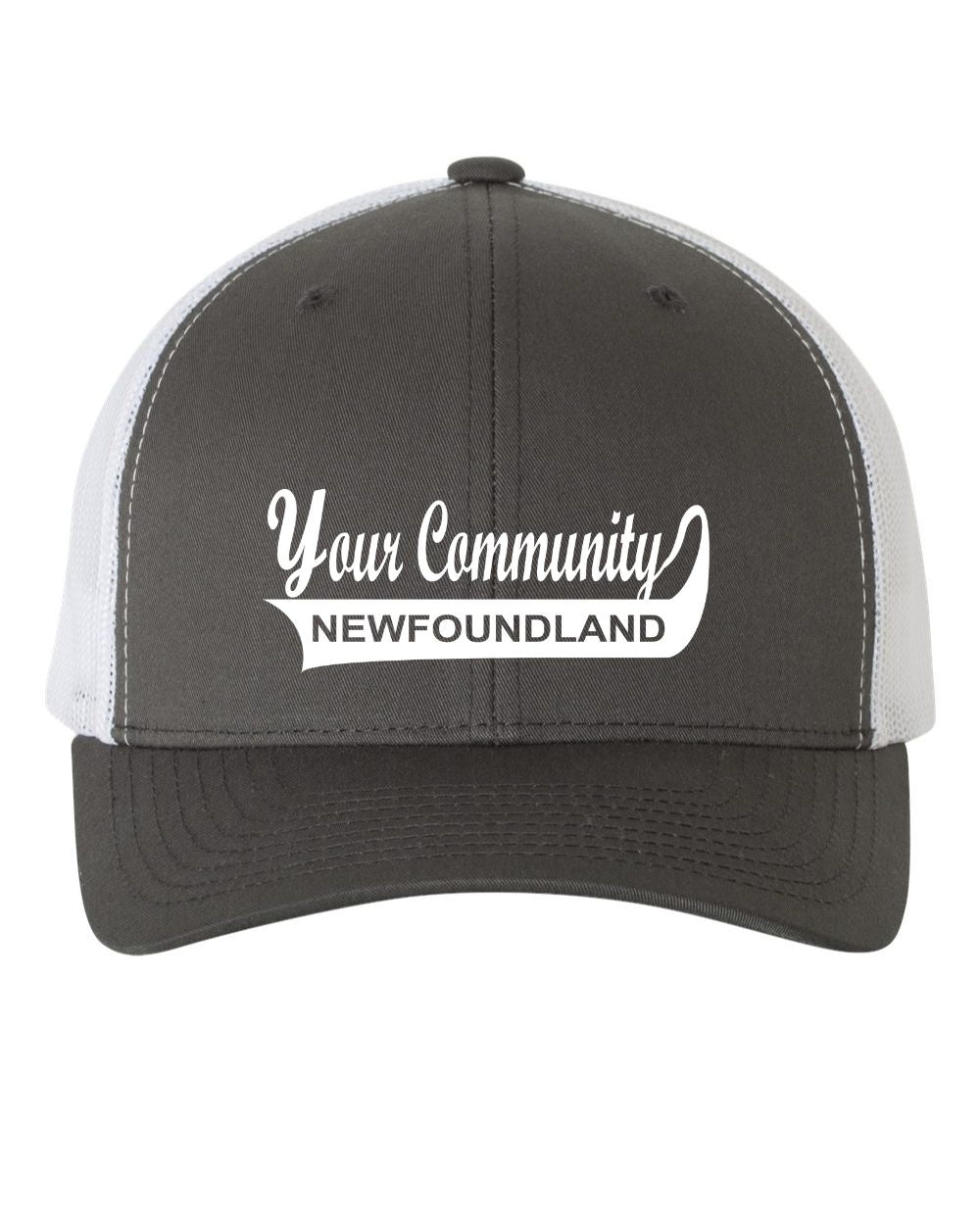 Custom NFLD Community Name Retro Trucker Hat