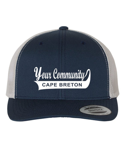 Custom Cape Breton Community Name Retro Trucker Cap