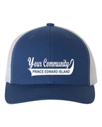 Custom PEI Community Name Retro Trucker Hat