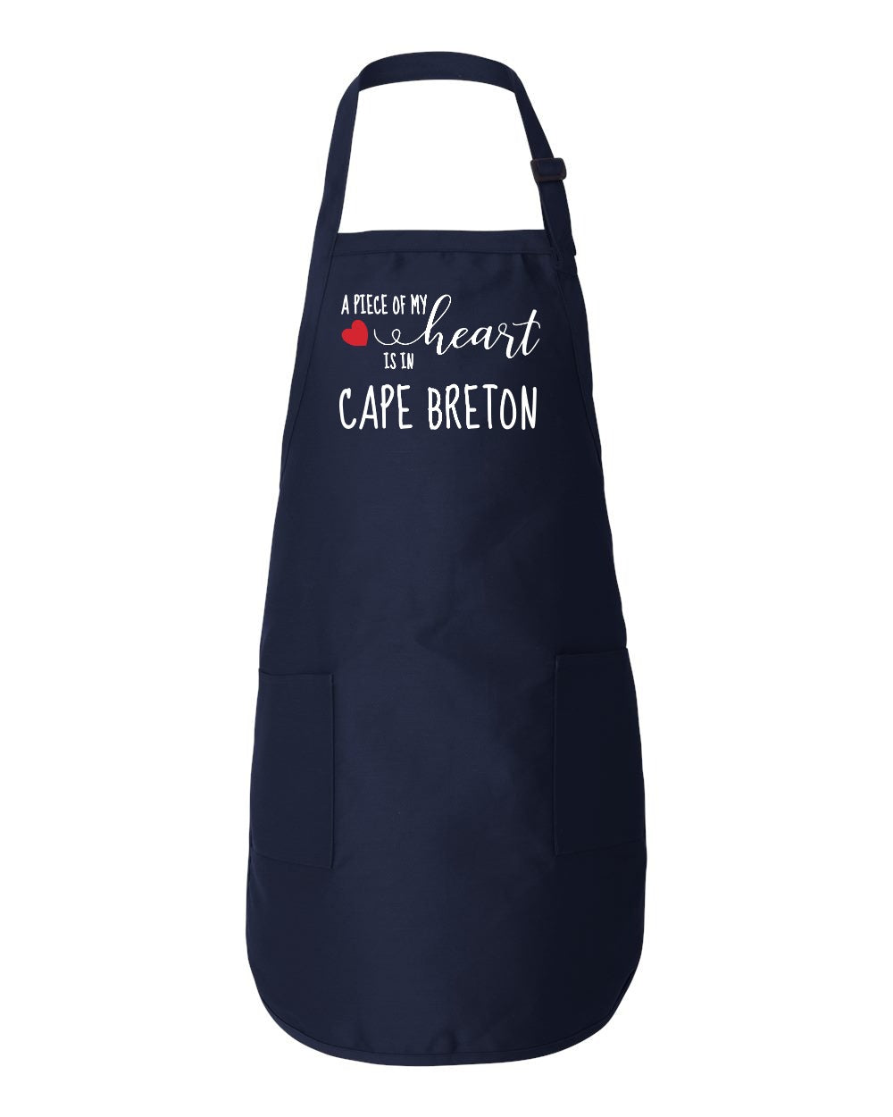 A piece of my Heart CB red heart Apron