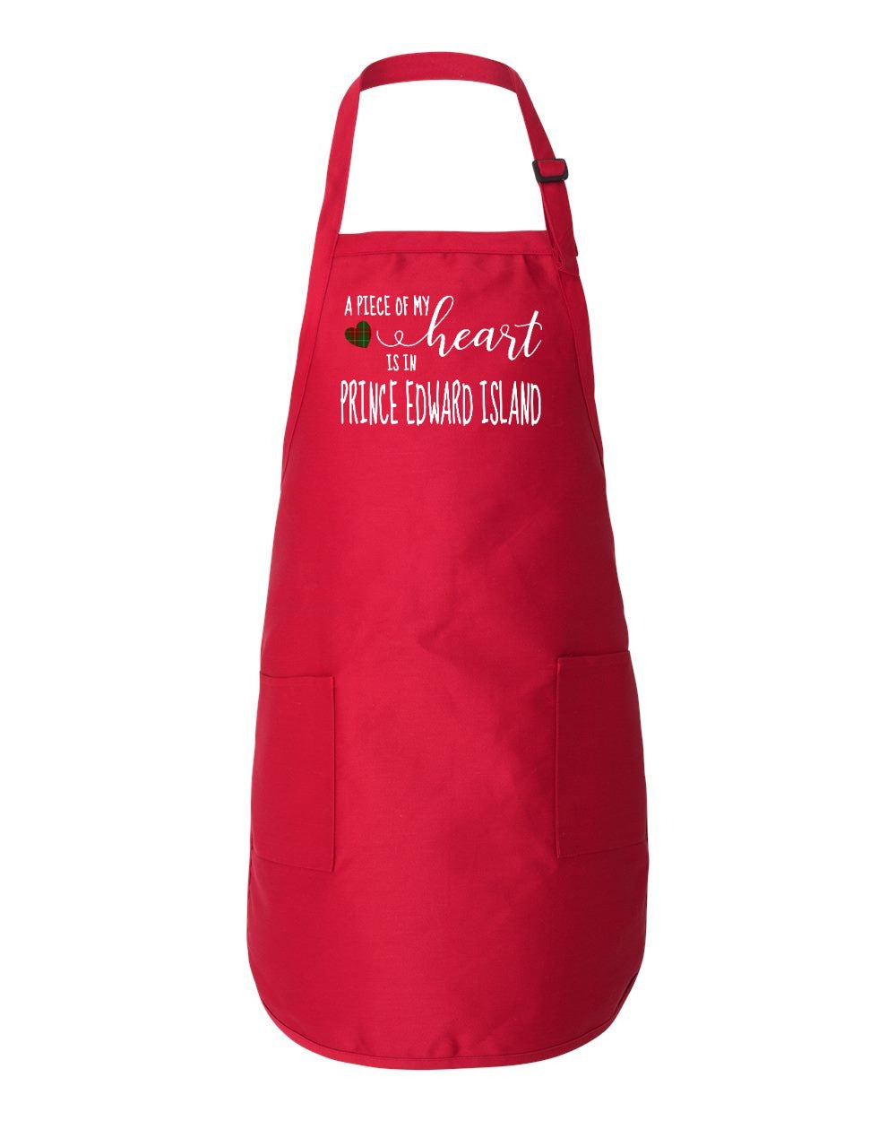 A Piece Of My Heart PEI Tartan Heart Apron