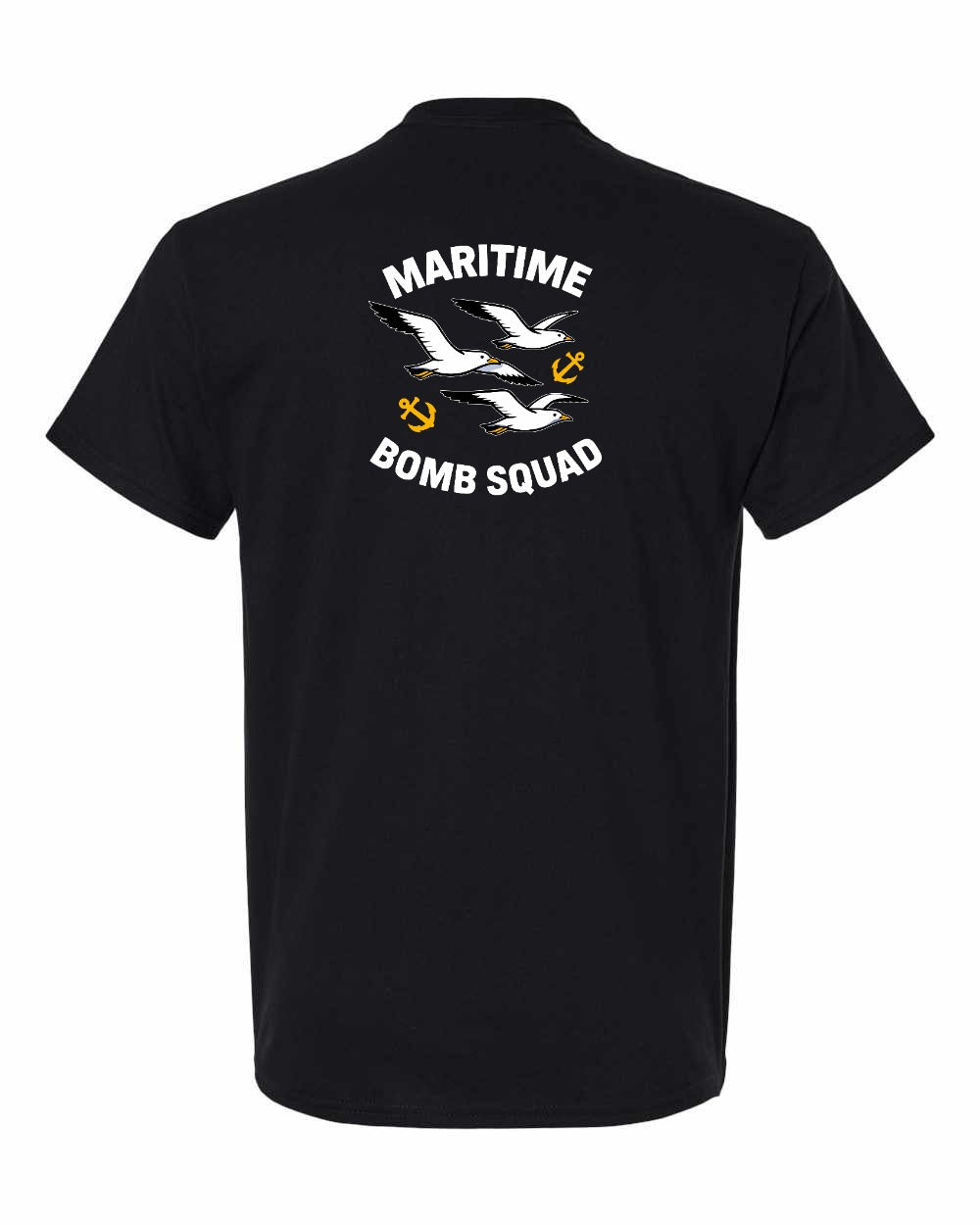 Maritime Bomb Squad Left Chest & Back Men's Tee