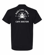 Maritime Swag CB Octopus Left Chest and Back Men's Tee