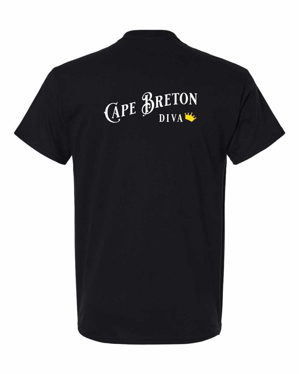 Cape Breton Diva Left Chest and Back Men's Tee