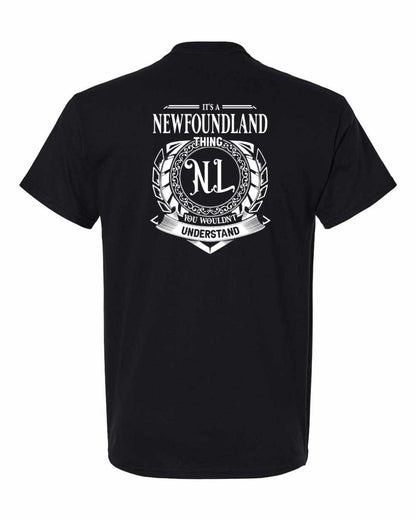 It's  A Newfoundland Thing Left Chest and Back Men's Tee