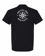 Maritime Swag NS Compass Left Chest and Back Men's tee