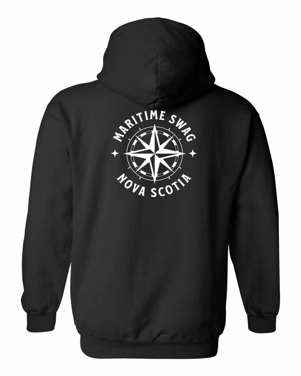 Maritime Swag Nova Scotia Compass Left Chest and Back pullover