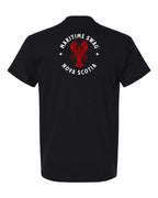 Maritime Swag NS Mandala Red Lobster Left Chest and Back Men's tee
