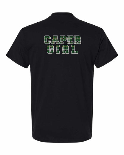 Caper Girl Left Chest and Back Men's Tee