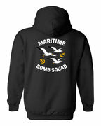 Maritime Bomb Squad Left Chest & Back Pullover Hoodie - Unisex