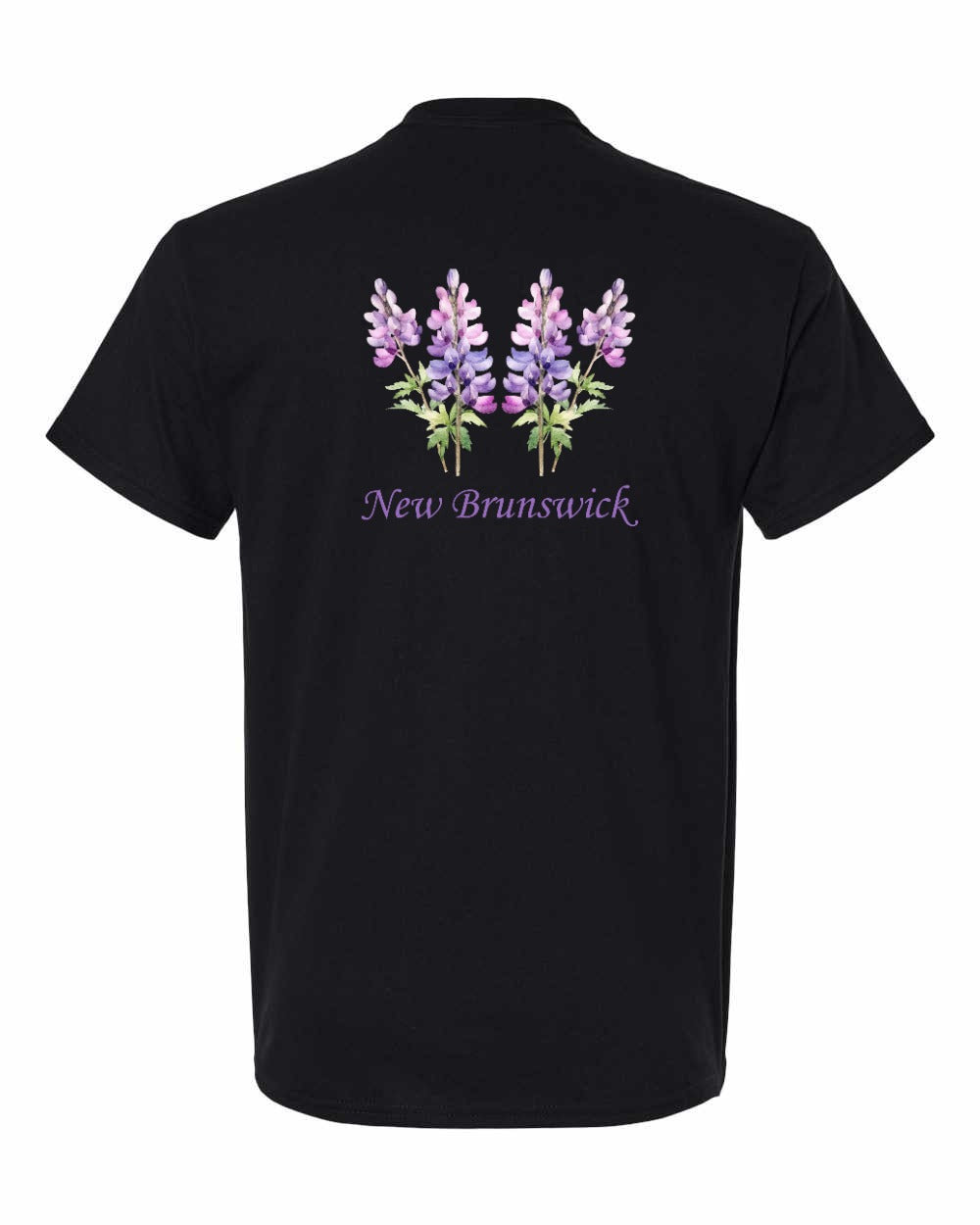 New Brunswick Lupins Left Chest and Back Men's Tee
