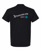 NFLD Guy Blue Left Chest and Back Men's Tee
