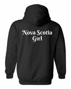 NS Girl Heart Dot Left Chest & Back Pullover Hoodie - Unisex