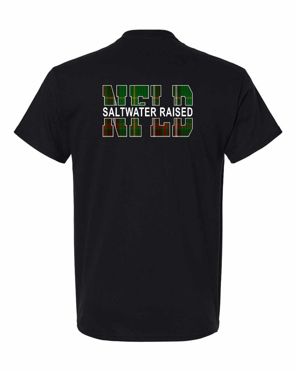 Newfoundland Saltwater Raised Left Chest and Back Men's Tee Printed NOT STITCHED