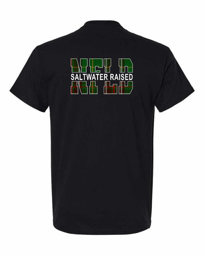 Newfoundland Saltwater Raised Left Chest and Back Men's Tee Printed NOT STITCHED
