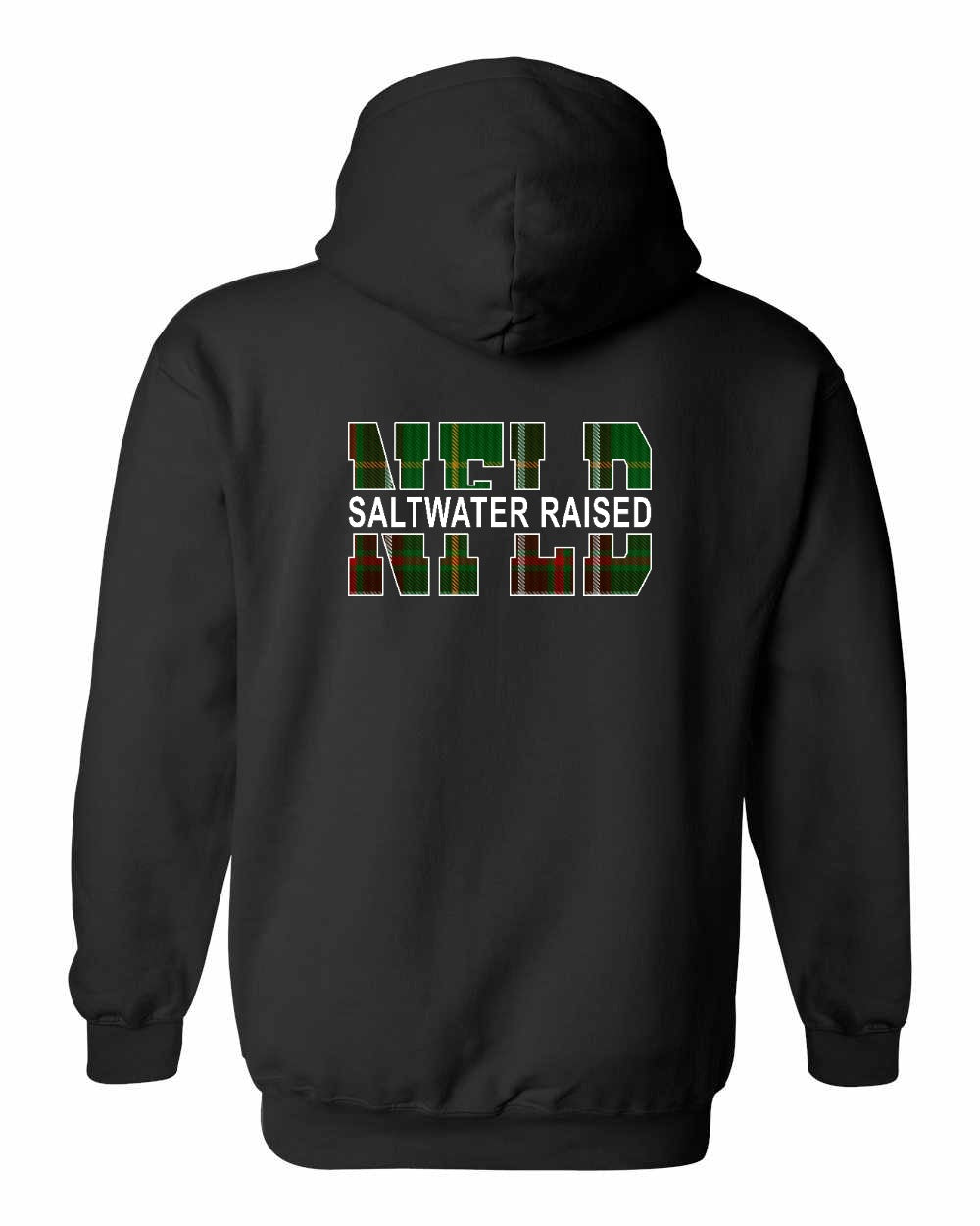 NFLD Saltwater Raised Left Chest and Back Pullover Hoodie - Unisex