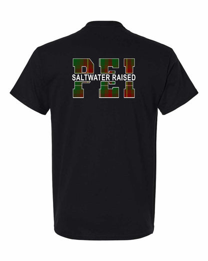 Prince Edward Island Saltwater Raised Left Chest and Back Men's Tee