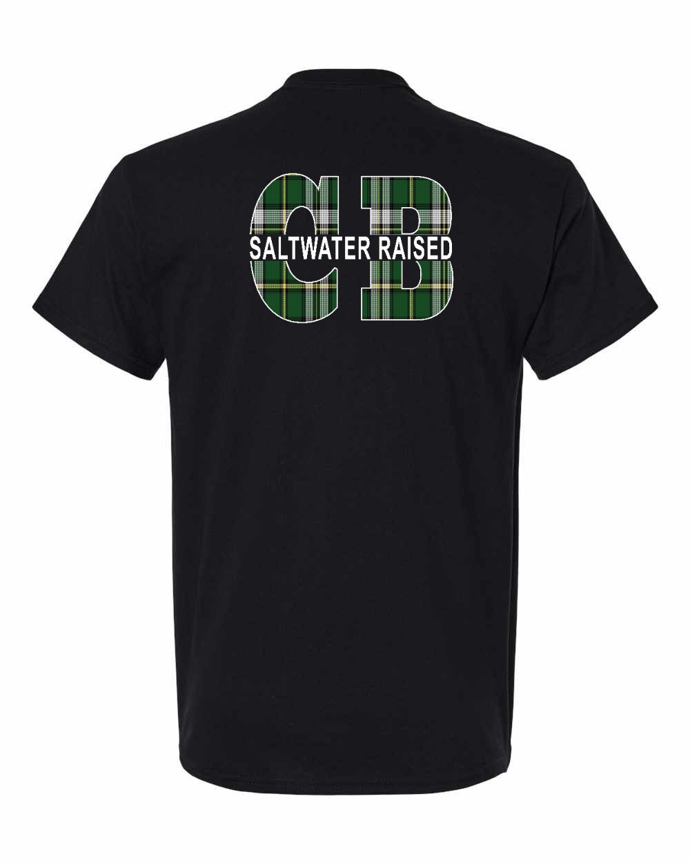 Saltwater Raised Left Chest and Back Men's Tee
