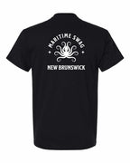 NB Octopus Left Chest and Back Men's Tee