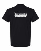 Custom Your Community Swoop (CB) Left Chest and Back Men's Tee