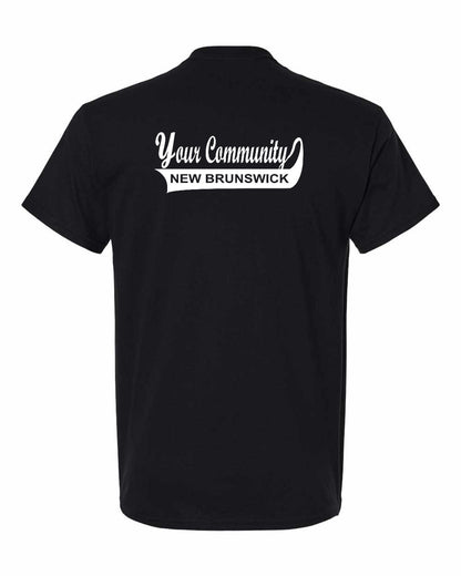 Your Community Swoop (New Brunswick) Left Chest and Back Men's Tee