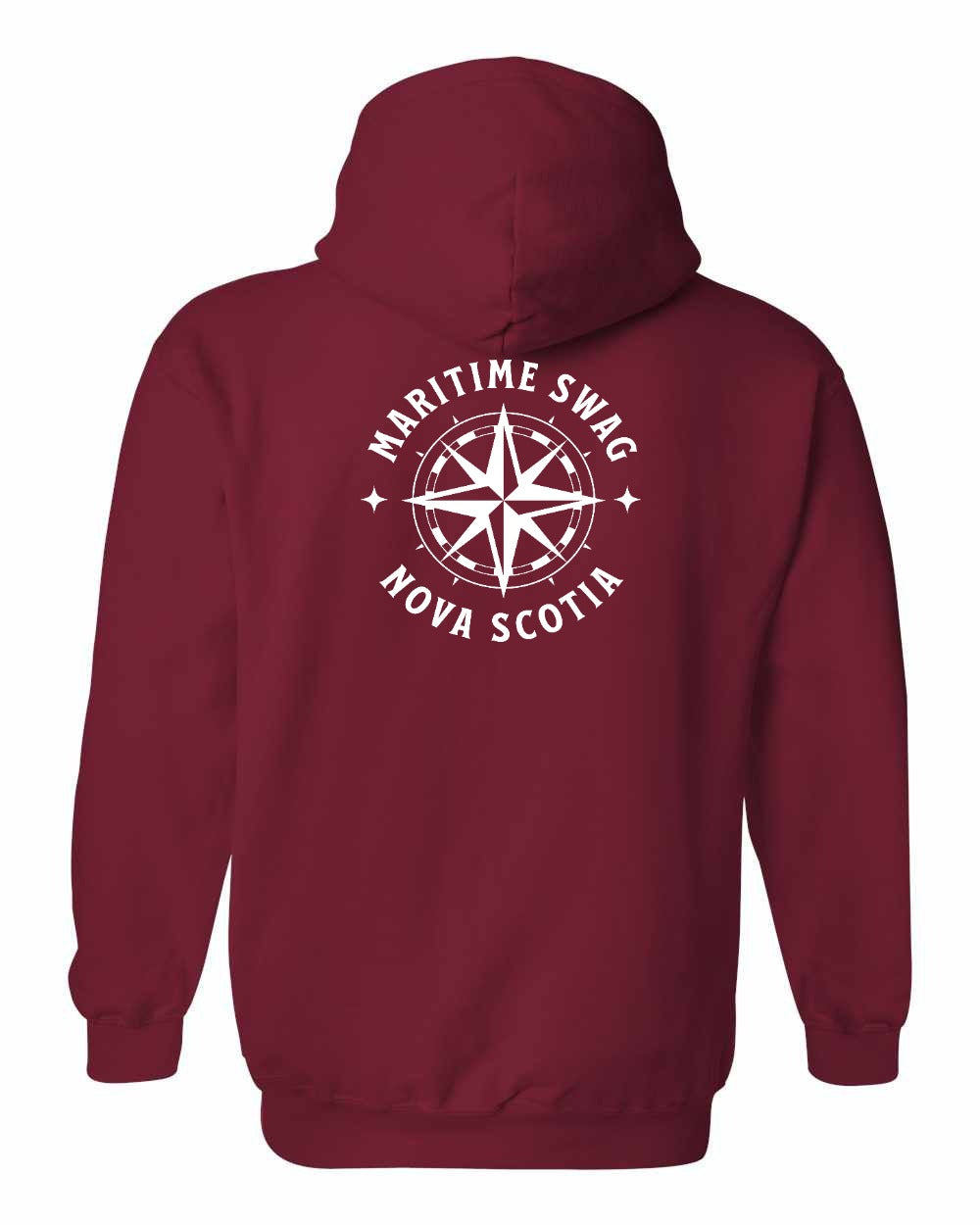 Maritime Swag NS Compass Left Chest and Back Pullover Hoodie - Unisex