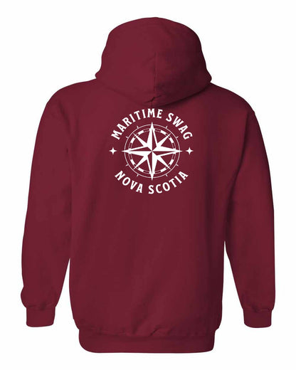 Maritime Swag Nova Scotia Compass Left Chest and Back pullover