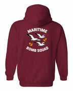 Maritime Bomb Squad Left Chest & Back Pullover Hoodie - Unisex