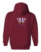 NFLD Lupins Left Chest and Back Pullover Hoodie - Unisex