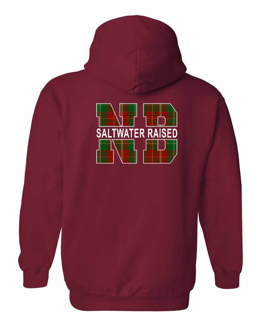 New Brunswick Saltwater Raised Left Chest and Back Pullover Hoodie