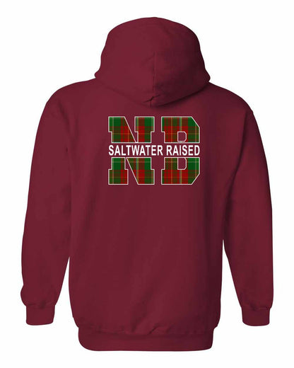 New Brunswick Saltwater Raised Left Chest and Back Pullover Hoodie