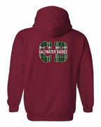 Saltwater Raised CB Left Chest and Back Pullover Hoodie - Unisex